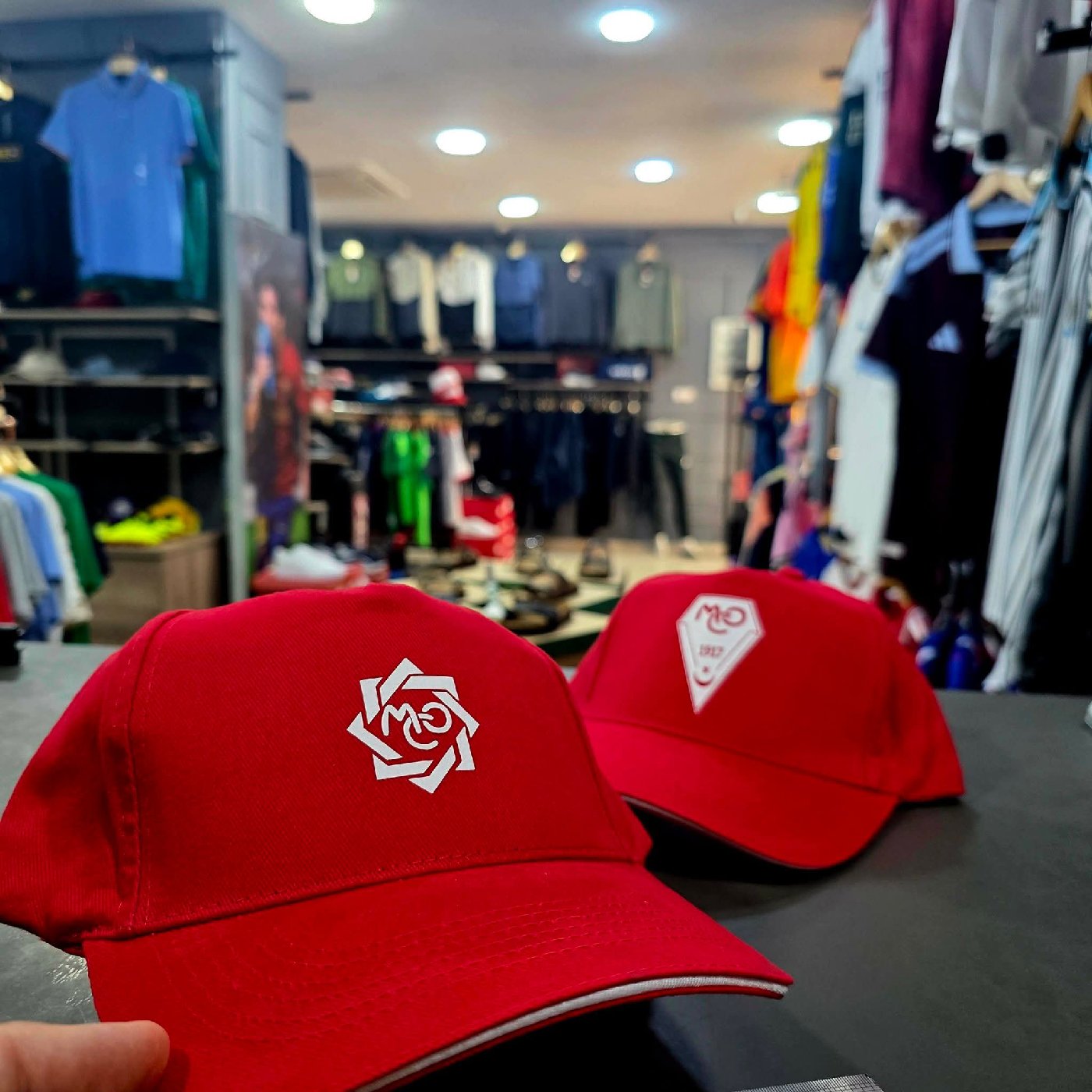 🧢 كاسكاط HAMRAWA – موديل 1917 🔴⚪ — صورة 2